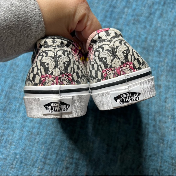 RARE Vans x Disney Alice in Wonderland Cheshire Cat Authentic Sneakers - Picture 8 of 9